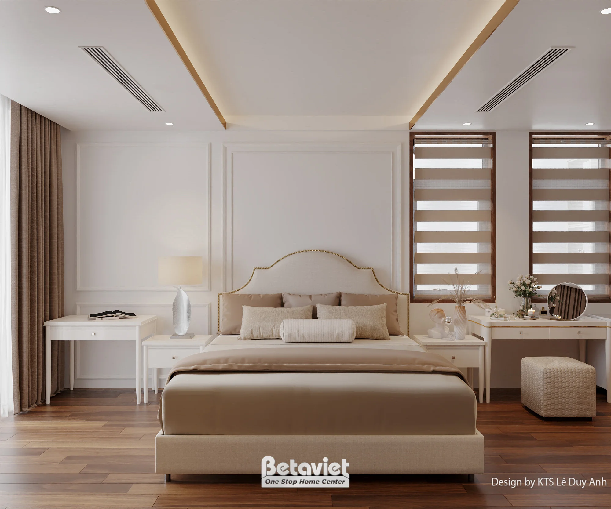 Mẫu thiết kế biệt thự tân cổ điển 2 tầng tại Bắc Giang