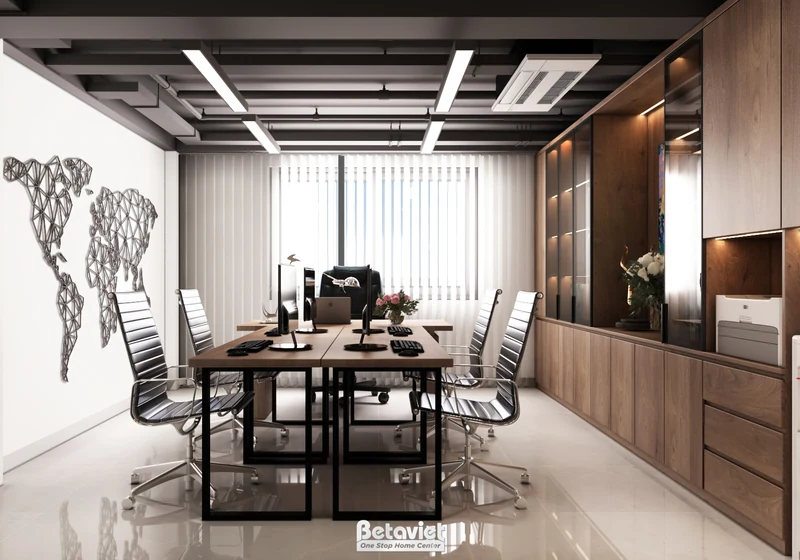 Nội thất biệt thự kết hợp văn phòng 1000m2 Hải Dương