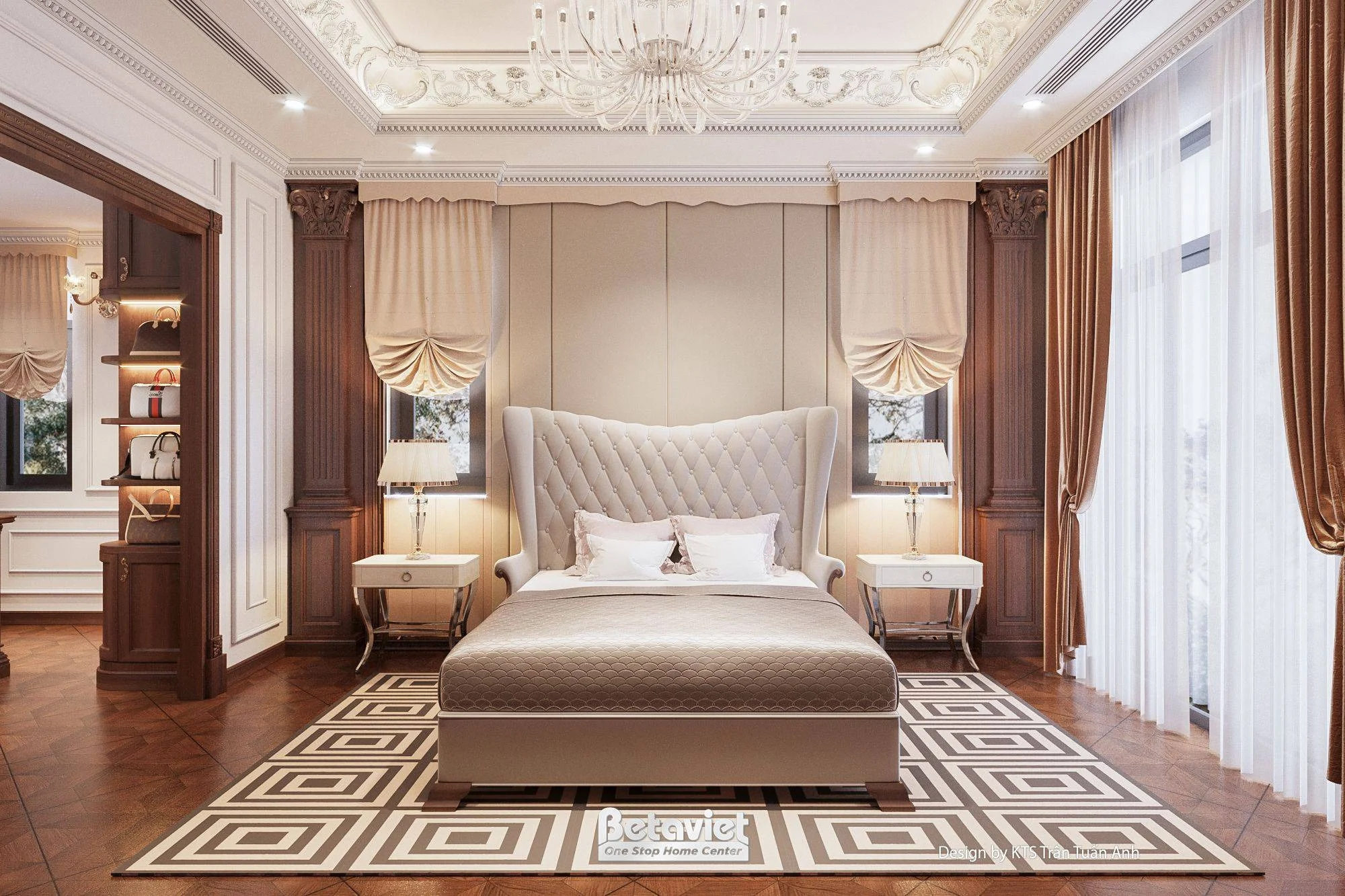 nhà phố 4 tầng phong cách tân cổ điển tại Thanh Hoá