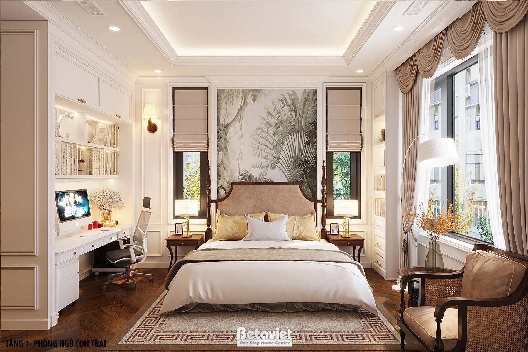 nhà phố 4 tầng phong cách tân cổ điển tại Hồ Chí Minh