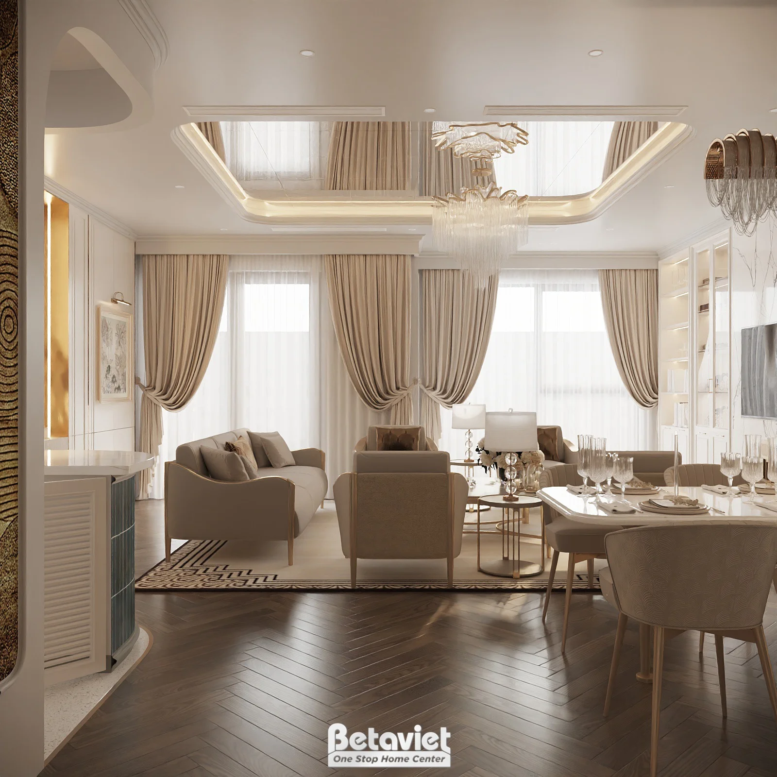 nhà phố 3 tầng phong cách hiện đại tại Hưng Yên