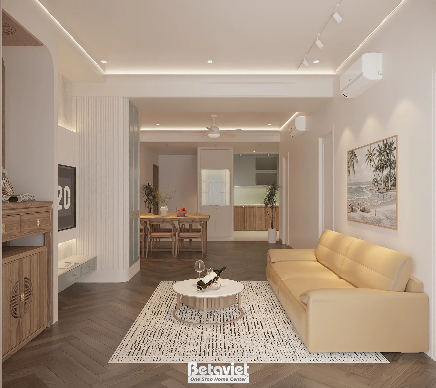 tân cổ điển biệt thự KĐT Vinhomes River Side