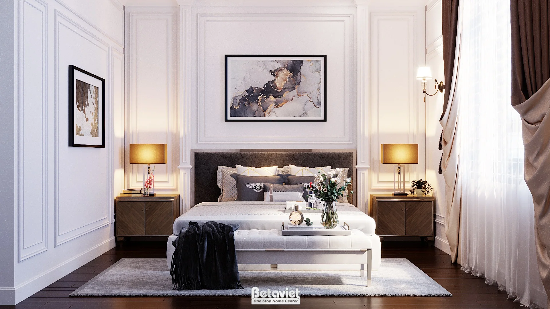 lâu đài 4 tầng phong cách tân cổ điển kiểu pháp tại Thanh Hoá