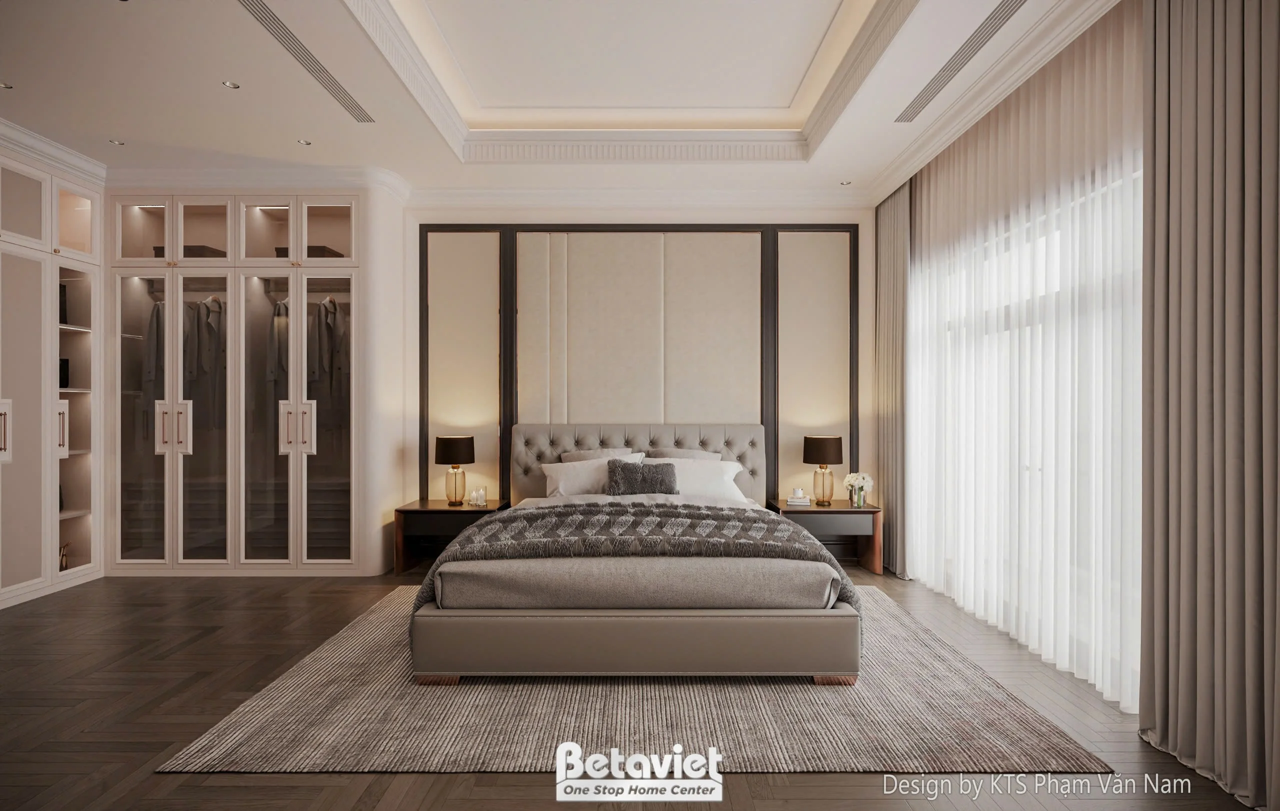 biệt thự 3 tầng phong cách tân cổ điển tại Hà Nội