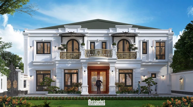 biệt thự 2 tầng tân cổ điển tại Hải Phòng