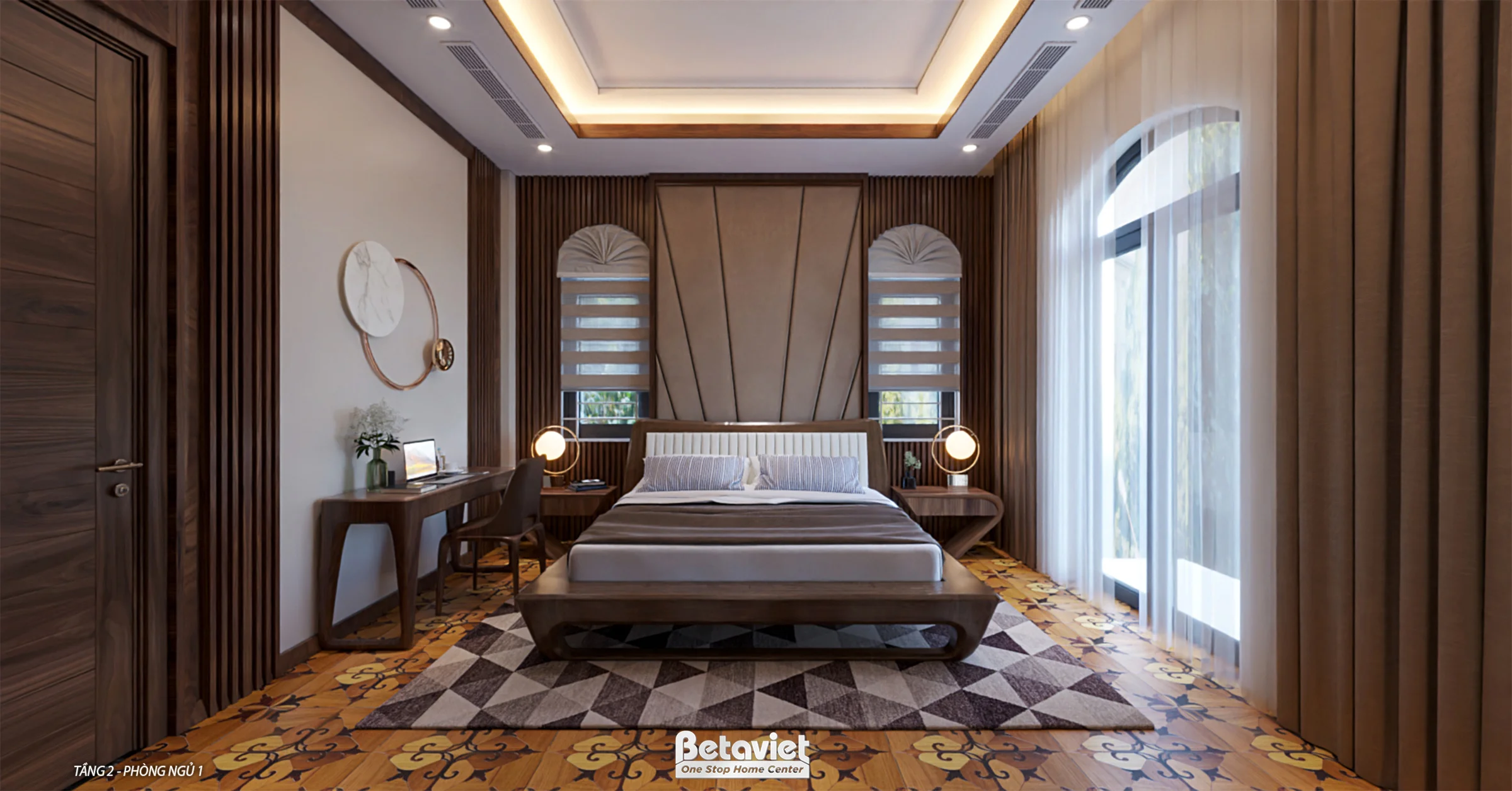 biệt thự 3 tầng phong cách tân cổ điển tại Hà Nội