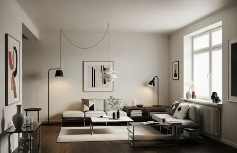 Thiết Kế Nội Thất Phong Cách Bauhaus Luxury 2026 — Form Follows Function Cho Biệt Thự Cao Cấp