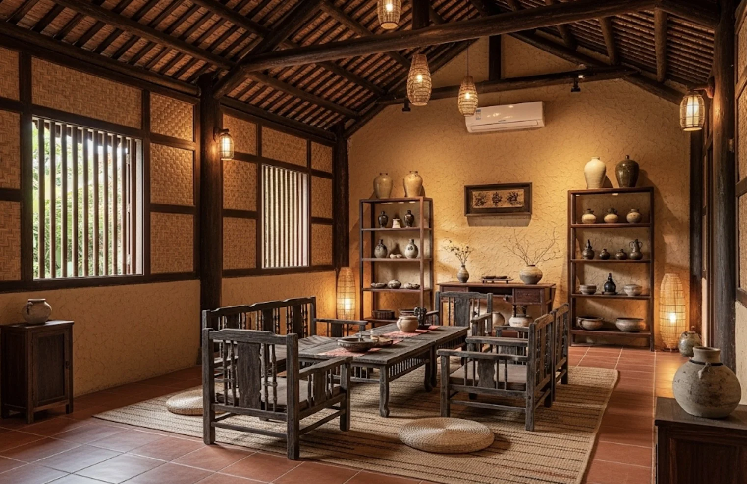 Mẫu thiết kế trường Mầm non Âu Cơ 1 phong cách hiện đại