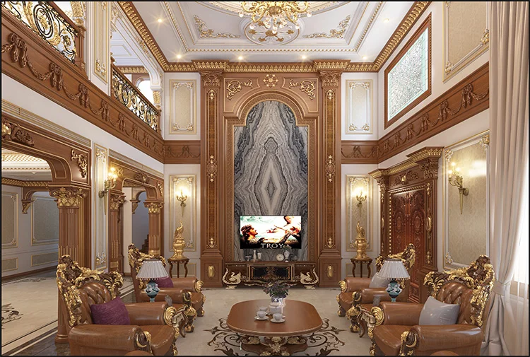 Mẫu thiết kế nội thất cổ điển biệt thự tại Ninh Bình