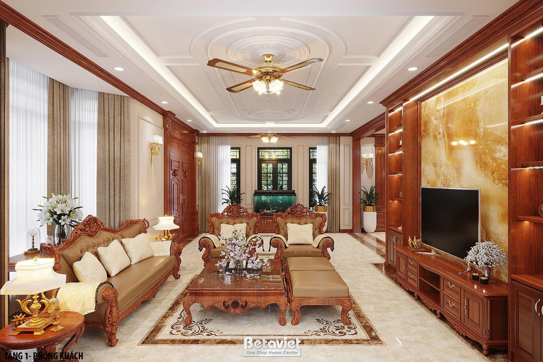 nhà hàng Sushi 4 tầng hiện đại tại Hà Nội