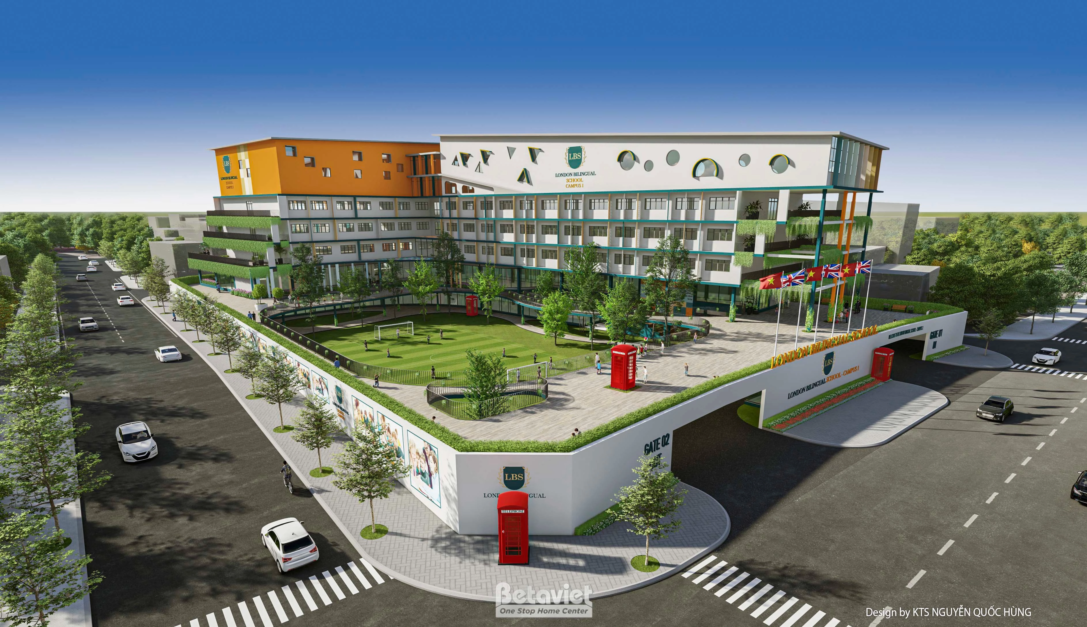 Mẫu trường liên cấp song ngữ London - Campus 1 tại Thái Nguyên