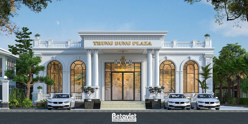 Thiết kế không gian thương mại nhà hàng Trung Dũng Plaza Cao Bằng