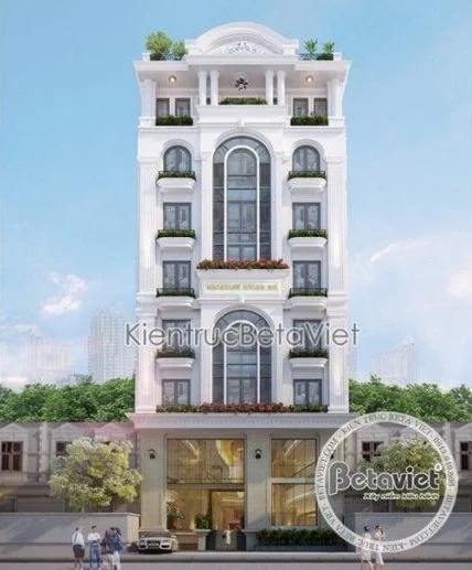 Thiết kế khách sạn 9 tầng tân cổ điển 1800m2 tại Khánh Hòa [KT19252] - ảnh 2