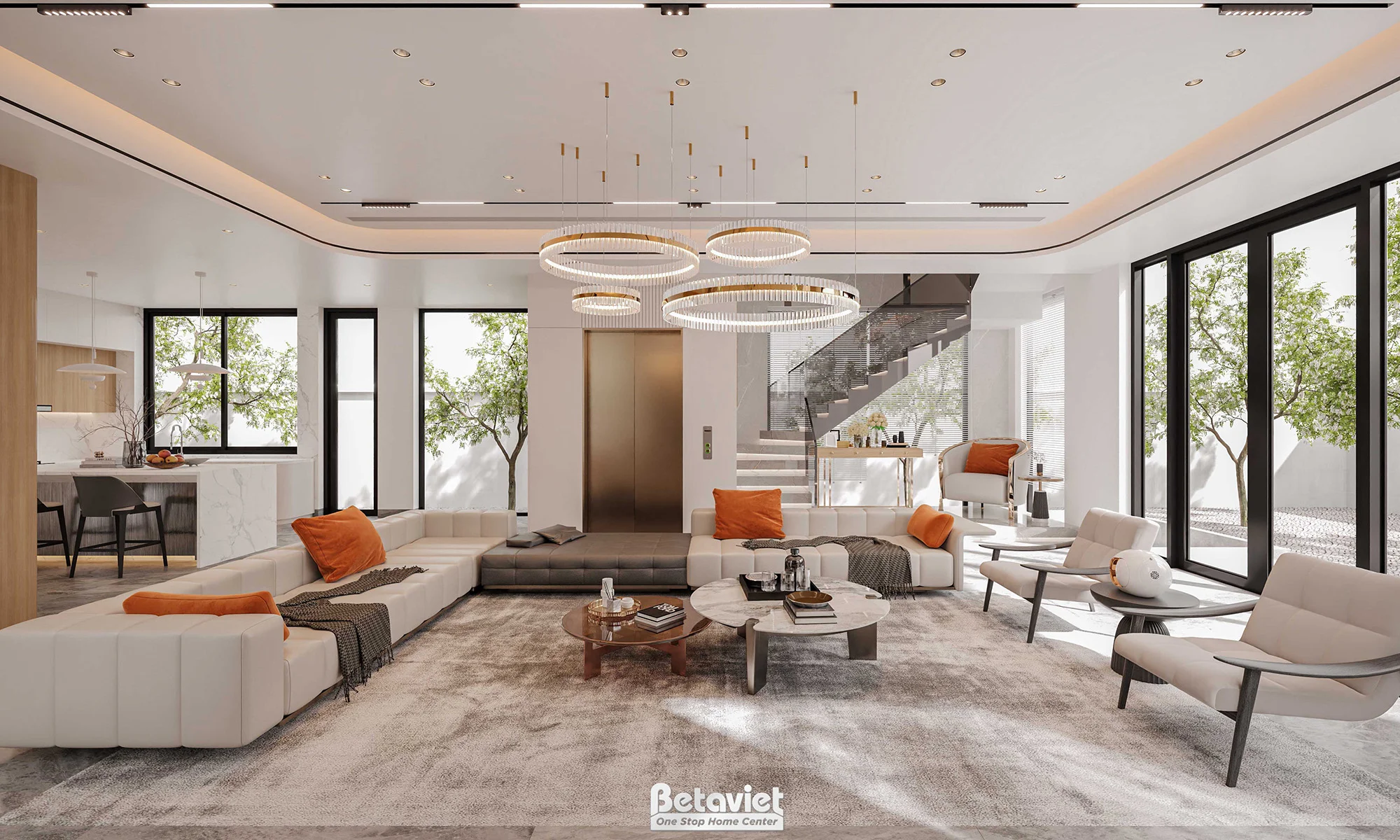 Phòng ngủ nhà liền kề tân cổ điển