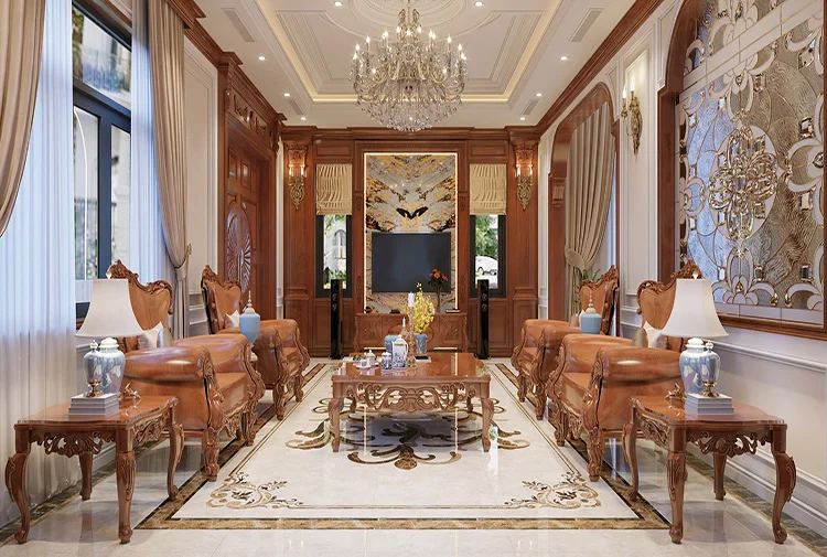 nội thất biệt thự tân cổ điển tại Hải Phòng