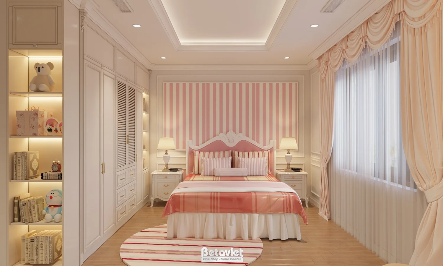 Mẫu thiết kế trường Mầm non Minh Khánh phong cách hiện đại