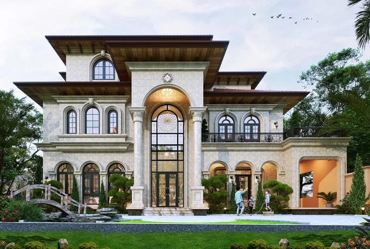 biệt thự 3 tầng Địa Trung Hải tại Nghệ An KT2009403-2