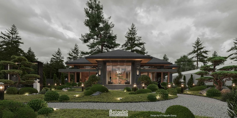Biệt thự phong cách Á Đông Nghệ An 500m2 BETAVIET