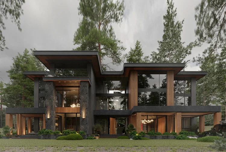 kiến trúc biệt thự phong cách Á Đông tại Ninh Bình