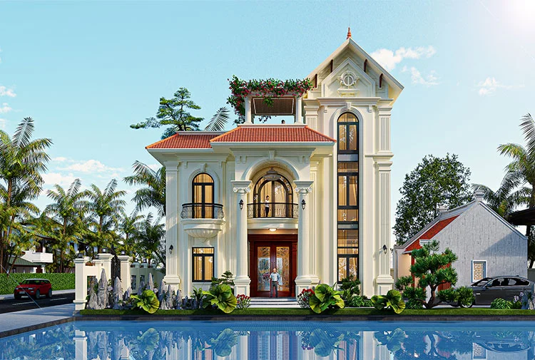 biệt thự 1 tầng phong cách Á Đông tại Ninh Bình