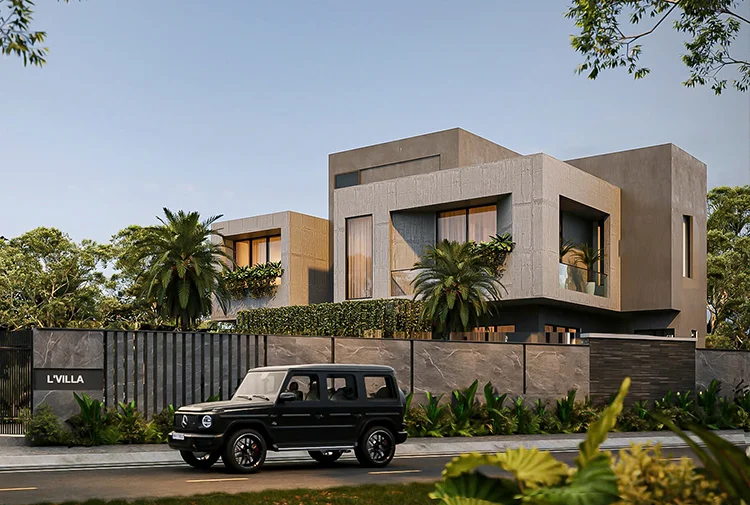 biệt thự phong cách hiện đại 2 tầng tại Hải Phòng