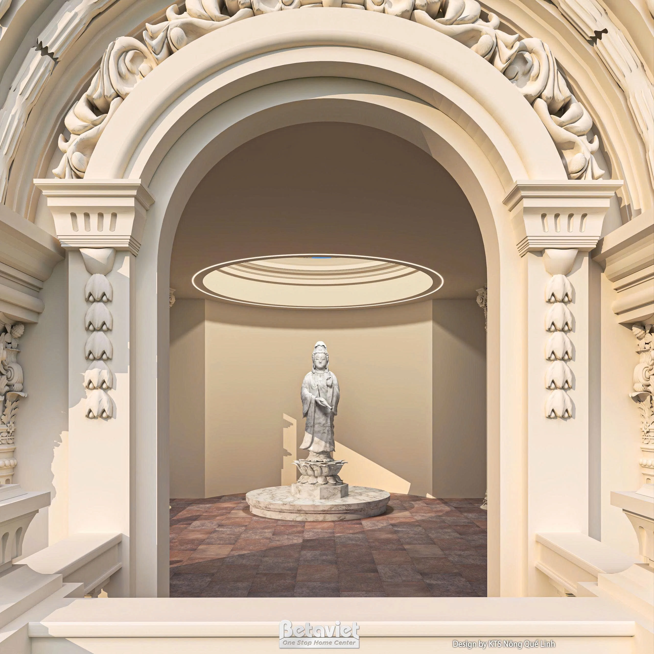 Mẫu thiết kế nhà phố kết hợp kinh doanh phong cách tân cổ điển tại Cà Mau