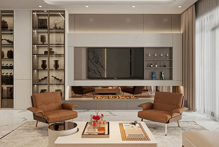 nội thất nhà phố phong cách hiện đại tại Bắc Ninh