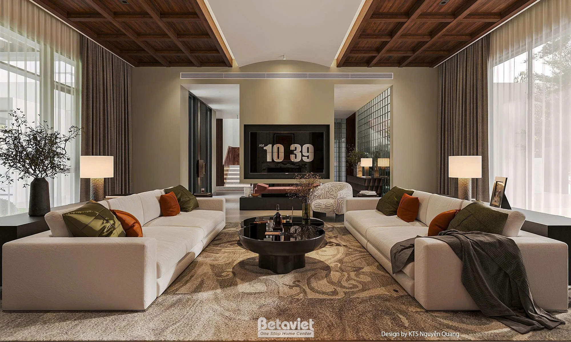 Mẫu thiết kế nội thất biệt thự hiện đại xu hướng 2026