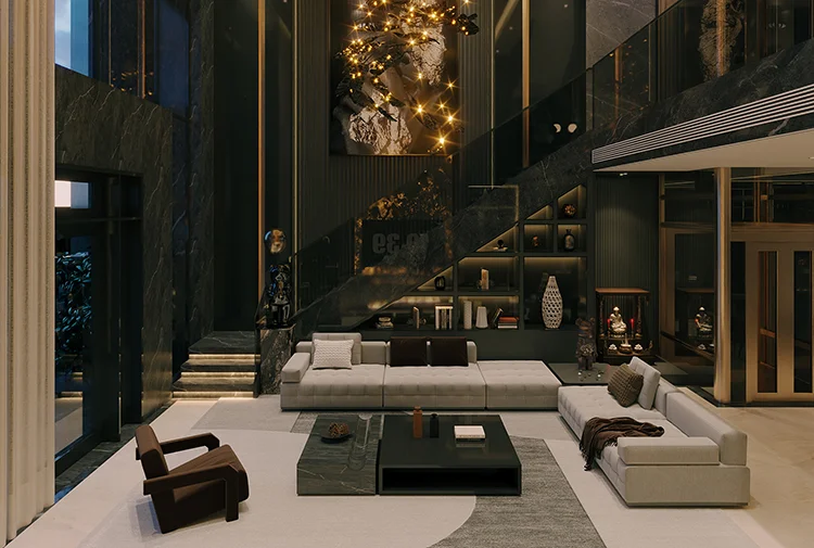 nội thất biệt thự hiện đại tại Thái Nguyên