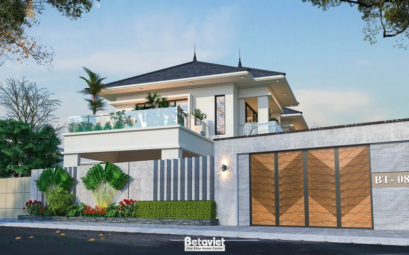 Biệt thự 2 tầng hiện đại Hà Tĩnh 370m² KT2009244 BETAVIET