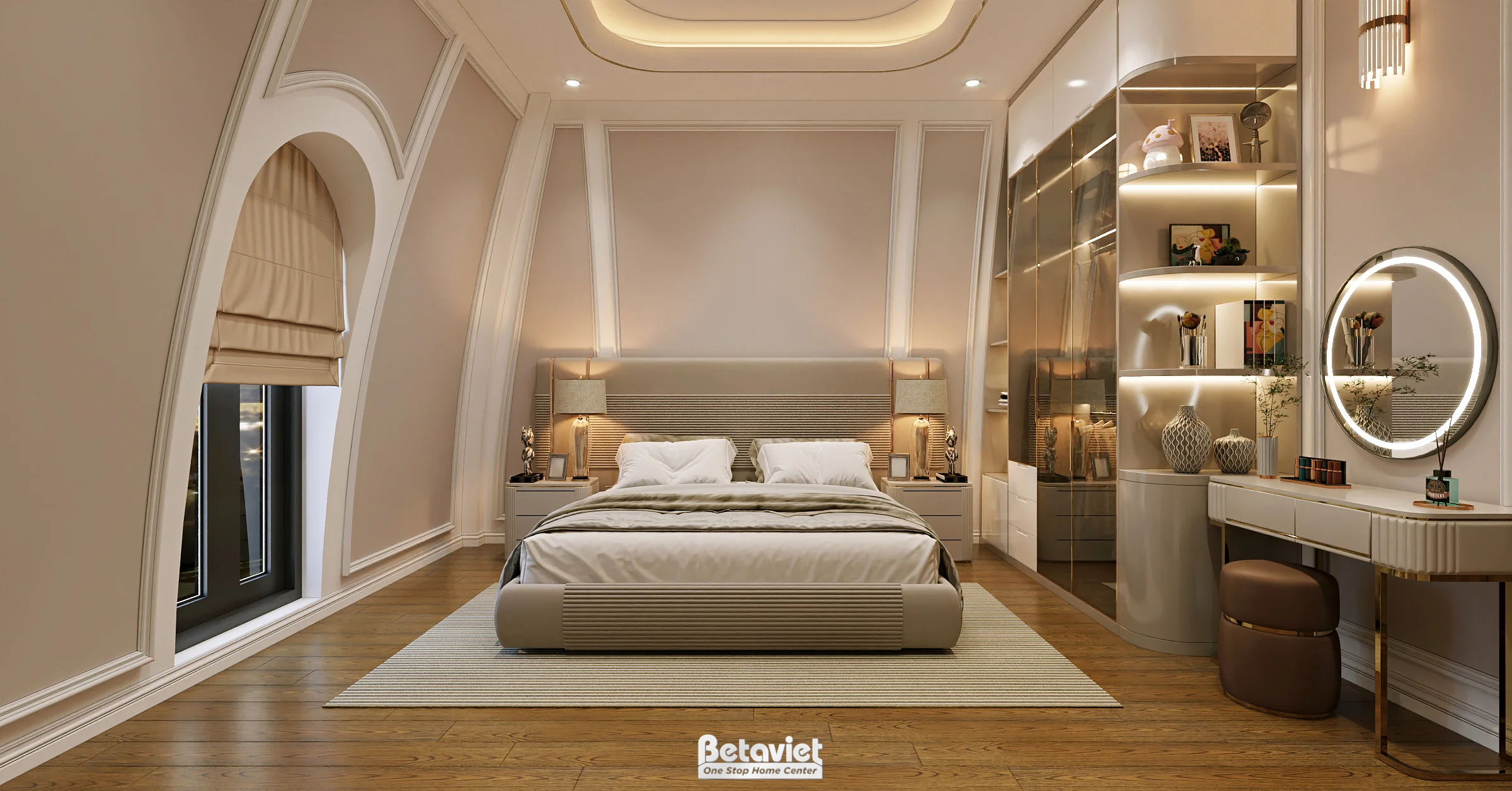 Biệt thự 4 tầng phong cách tân cổ điển tại phú thọ