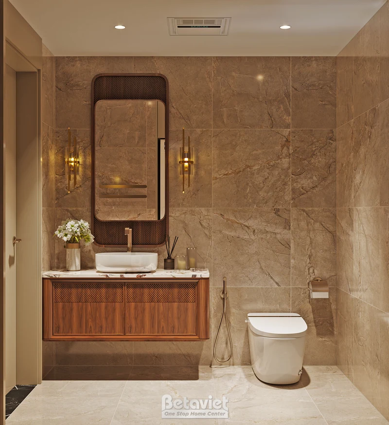 Freestanding bathtub view cửa sổ phòng tắm khách sạn luxury