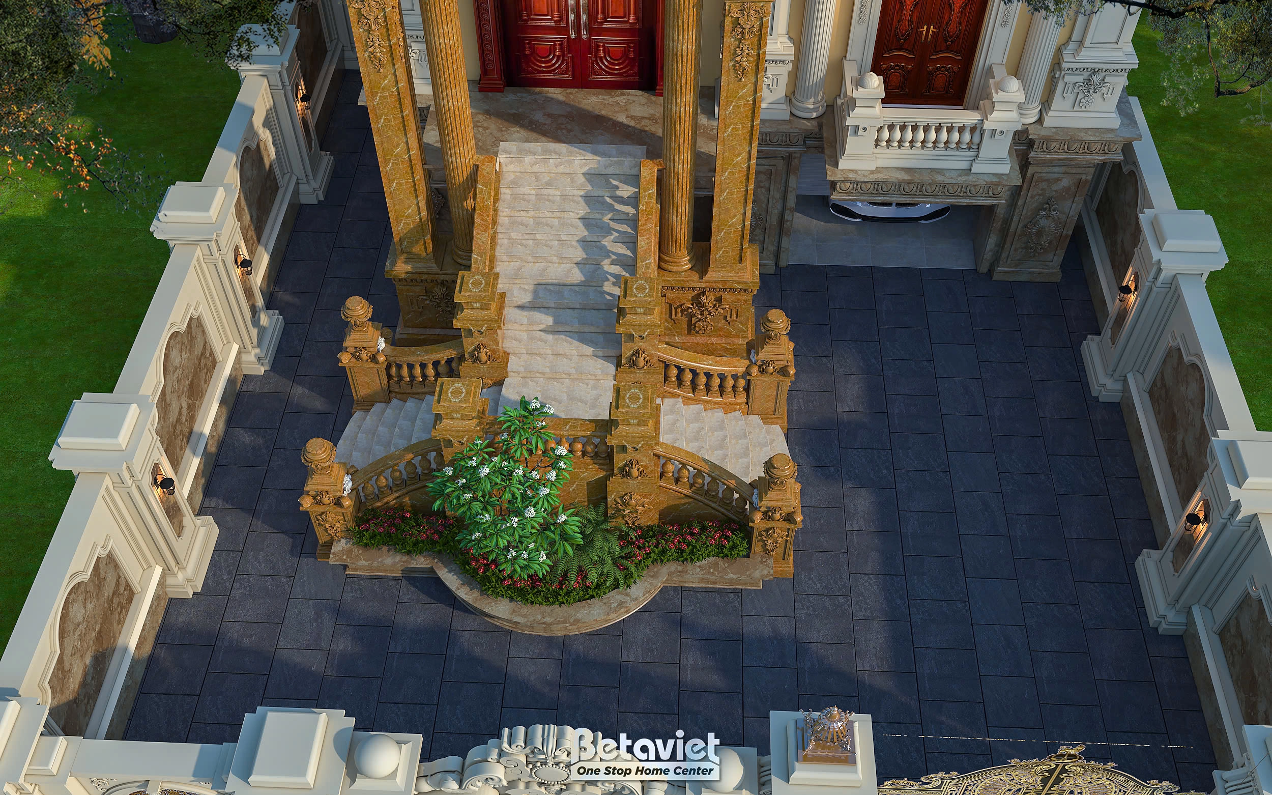 biệt thự 3 tầng phong cách cổ điển tại Bắc Ninh