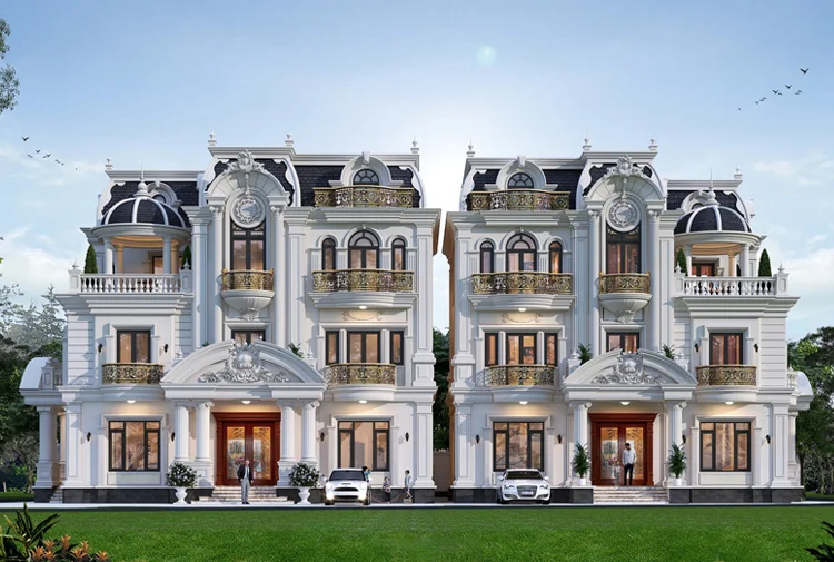 Mẫu thiết kế lâu đài phong cách cổ điển tại Hòa Bình KT2009313-1