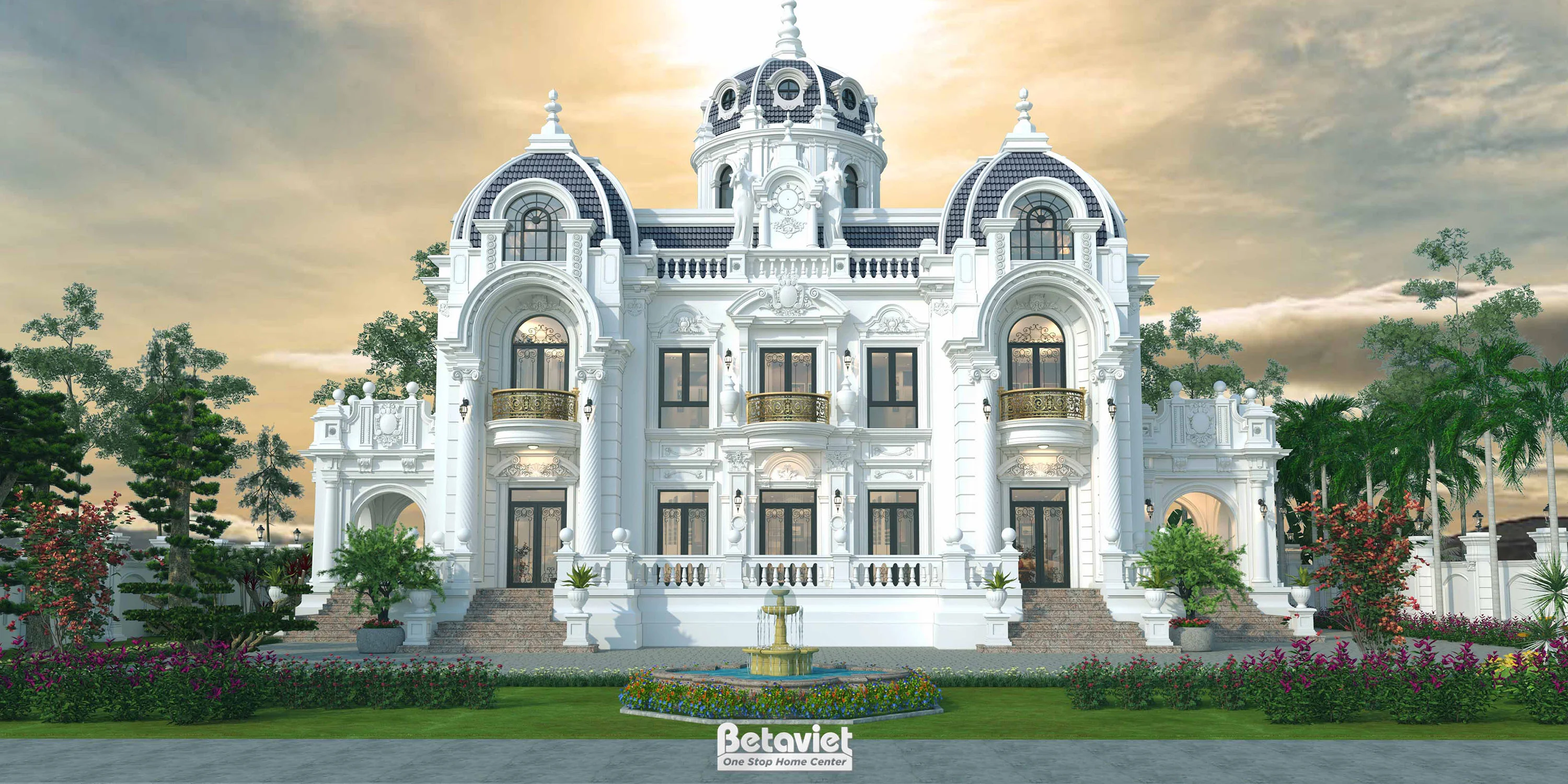 Dinh thự phong cách tân cổ điển tại hà nội