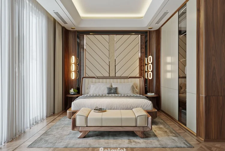 Phòng ngủ master Vinhome Ocean Park 3