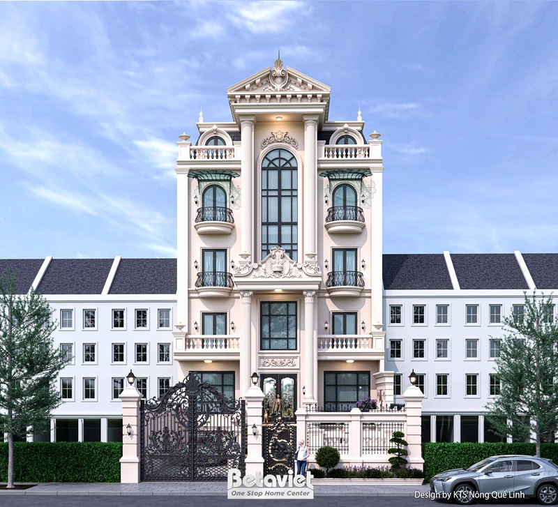 Tòa nhà mặt phố tân cổ điển 850m² tại TP Hồ Chí Minh