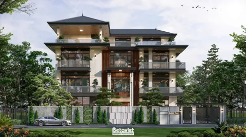 Biệt Thự 4 Tầng Luxury 2026 — Thiết Kế Kiến Trúc & Thi Công Cao Cấp Betaviet