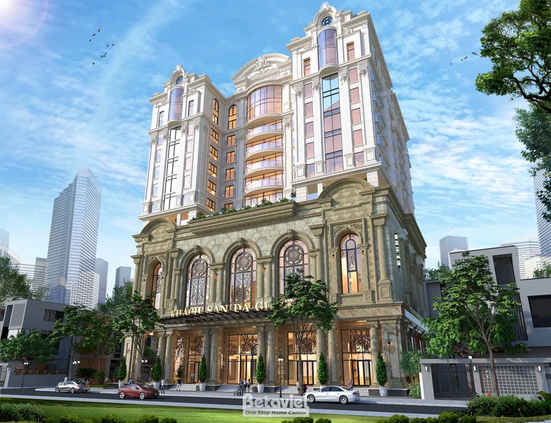Thiết kế khách sạn Đà Giang tân cổ điển Hải Phòng - không gian F&B