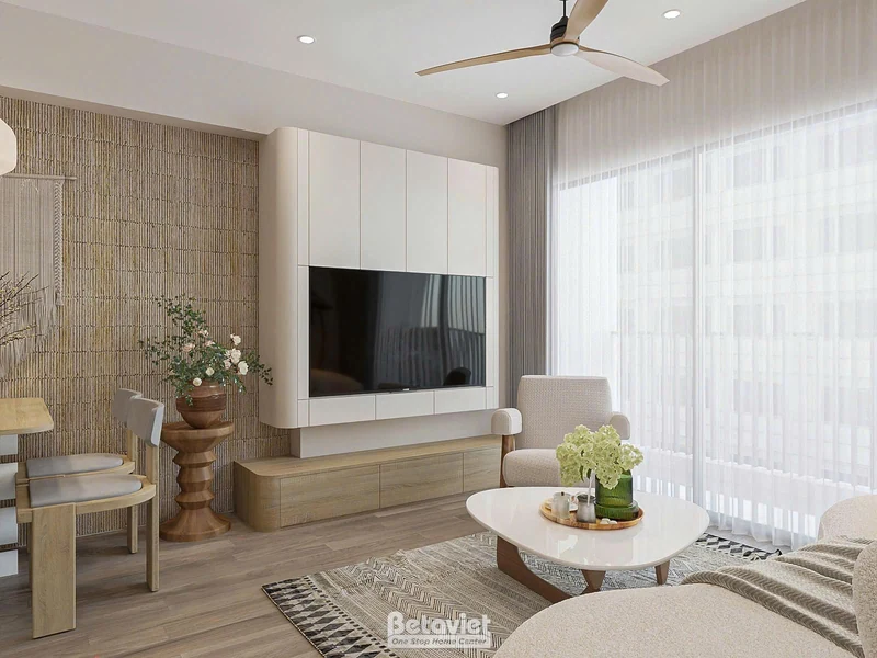 Nội thất căn hộ Vinhomes Smart City 100m2 hiện đại