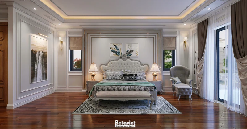Phòng ngủ bé gái Art Deco biệt thự tân cổ điển Phú Thọ NT2009177 BETAVIET