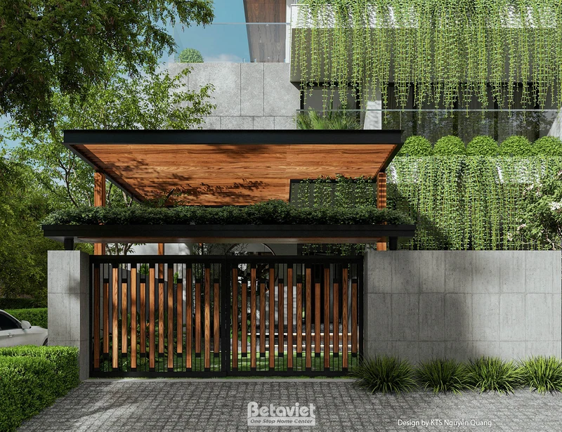 Không gian ngoài trời biệt thự Tropical Modern — tinh thần Bohemian hòa quyện với thiên nhiên