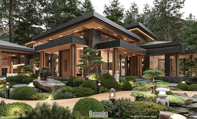 Biệt thự hiện đại luxury 500m² Hà Nội phong cách Bắc Âu KT25861