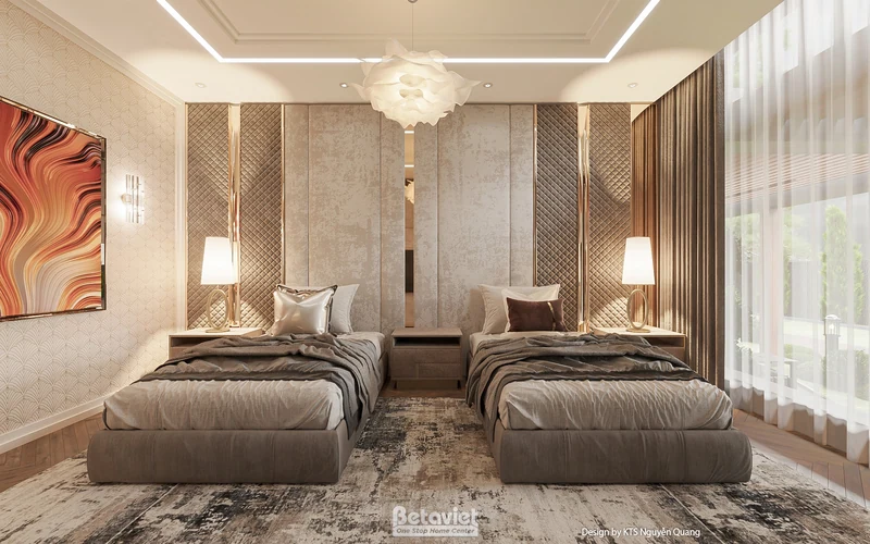 Phòng ngủ bé trai biệt thự hiện đại luxury Nghệ An NT25852 BETAVIET