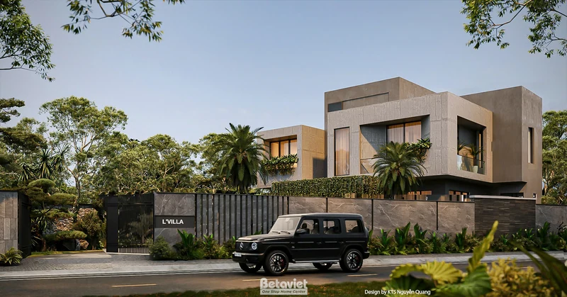 Biệt thự 2 tầng Hiện đại Hải Phòng 400m² KT25865