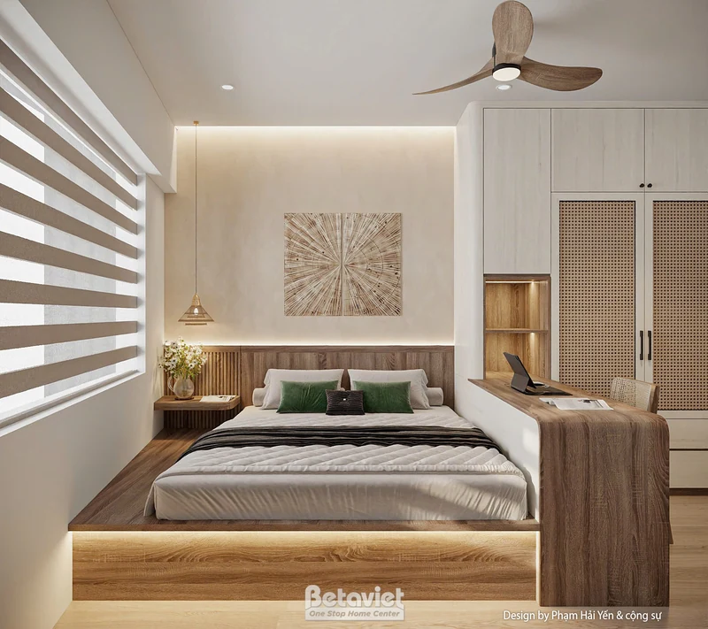 Phòng ngủ nhỏ căn hộ Victoria Văn Phú 97m² Hà Nội NT25864