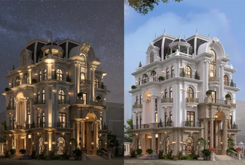 Siêu Biệt Thự 6000m2 Trên Đỉnh Đồi — Case Study Lâu Đài Dinh Thự 2026
