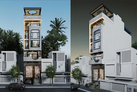 Thiết Kế Nhà 5 Tầng — Nhà Phố Đô Thị Cao Cấp 2026
