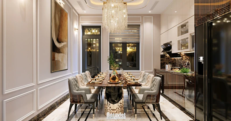 Acoustic design nhà hàng — vách gỗ tiêu âm tạo không gian yên tĩnh cho dining
