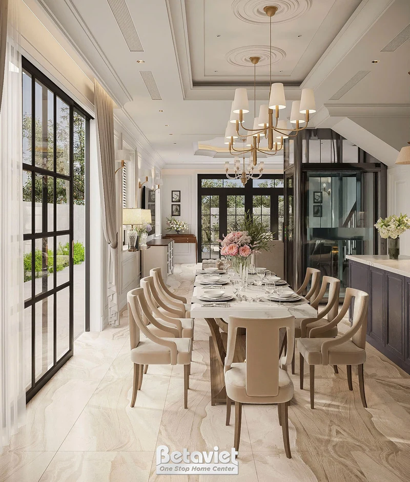 Phòng bếp ăn hiện đại biệt thự TP HCM NT2009437
